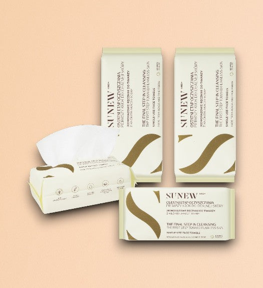 SunewMed+ - Serviettes visage jetables