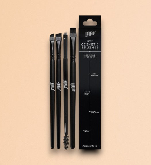 BRONSUN - Set de Pinceaux Professionnels pour Sourcils