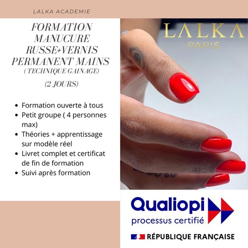 2-day Russian Manicure Initiation Training with semi-permanent varnish