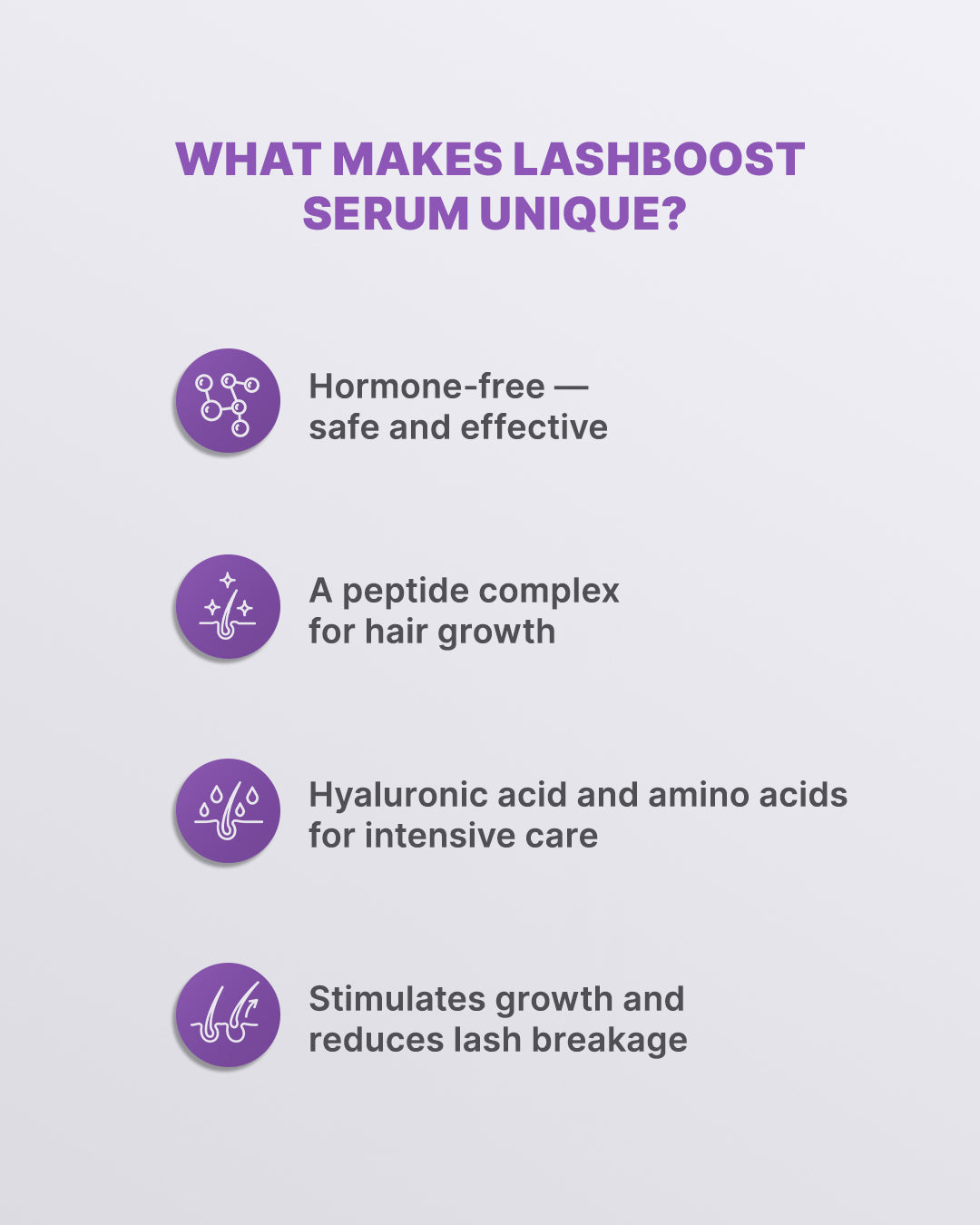 Élan - LashBOOST – Sérum Peptides pour la croissance et le renforcement des cils – 4,5 ml
