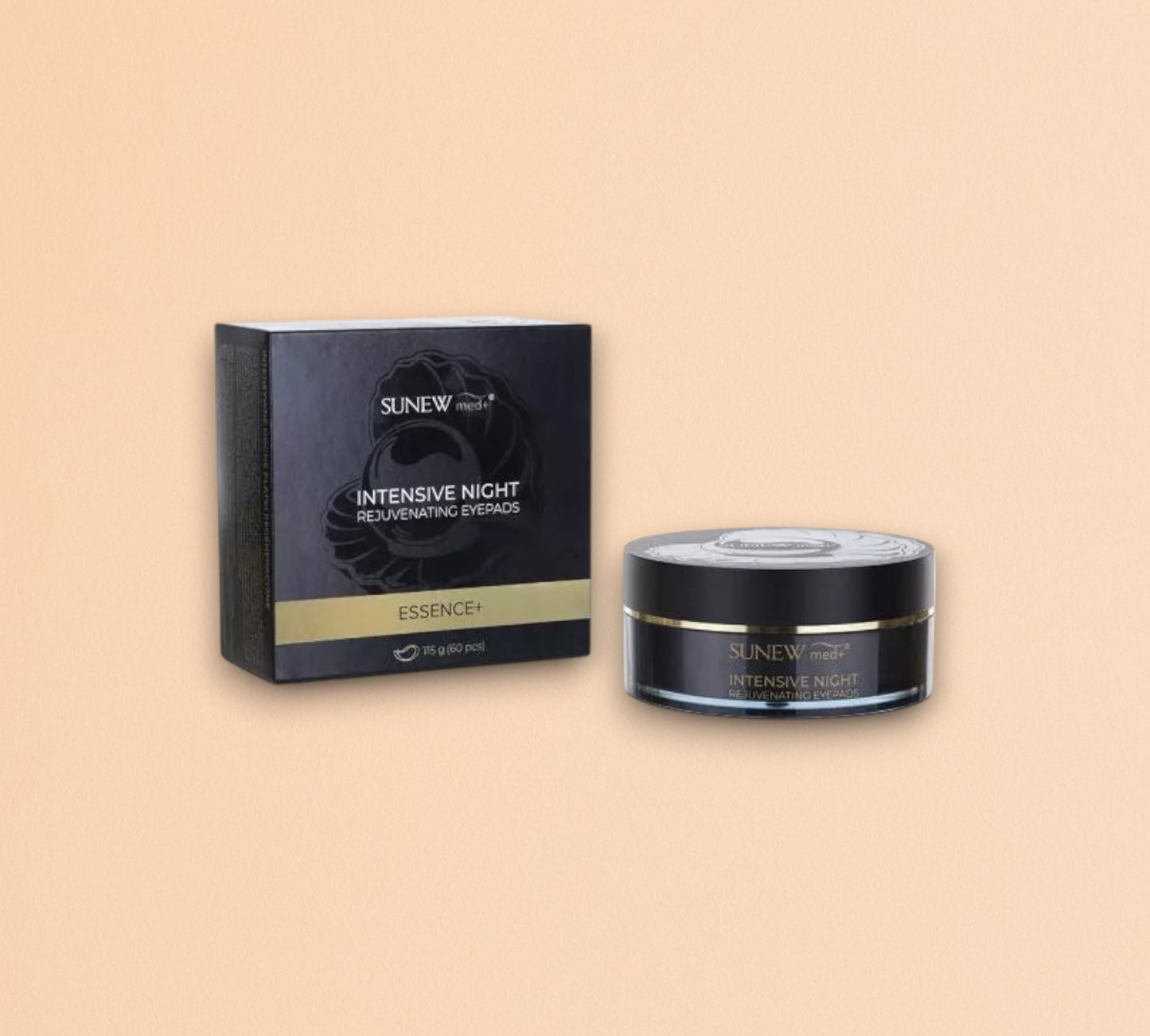 SunewMed + BLACK EYE PADS / ESSENCE NIGHT EYE PATCH + snail slime and Centella asiatica