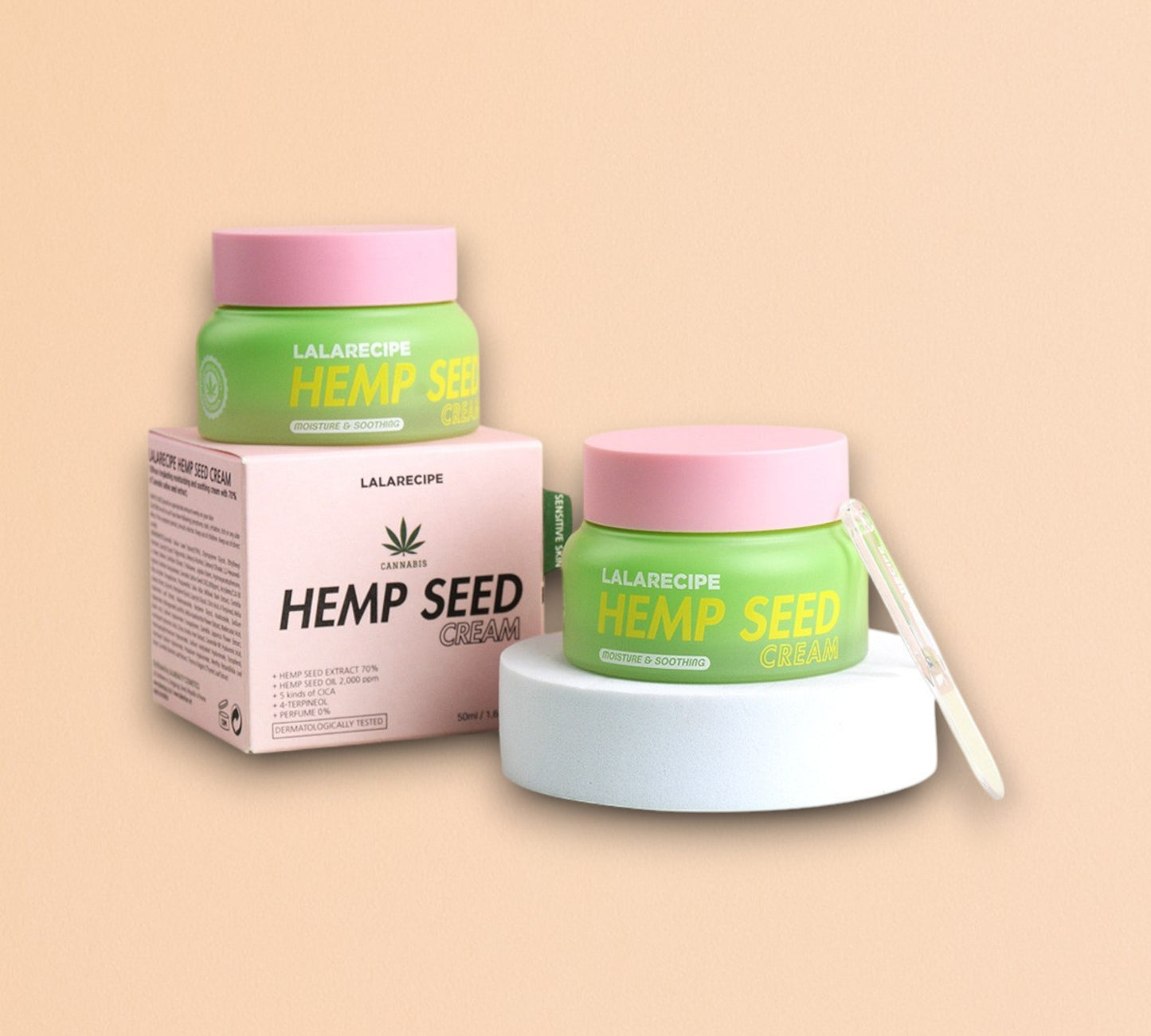 LALARECIPE - Crème aux graines de chanvre 50ml