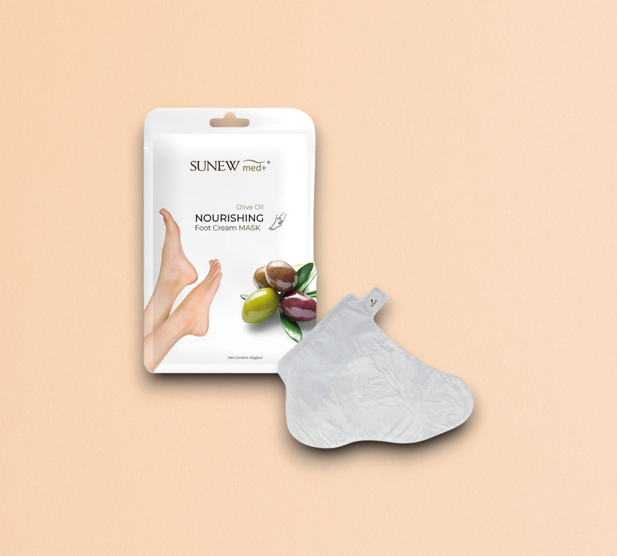 SUNEWMED+ JOJOBA AND OLIVE OIL FOOT SOCK MASK