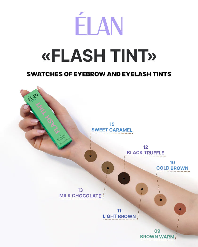 Élan - coffret de teintures gel sans oxydants pour sourcils FLASH TINT