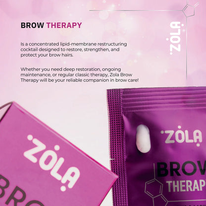 Zola Brow Therapy/ Soin réparateur et stimulant la pousse pour les sourcils