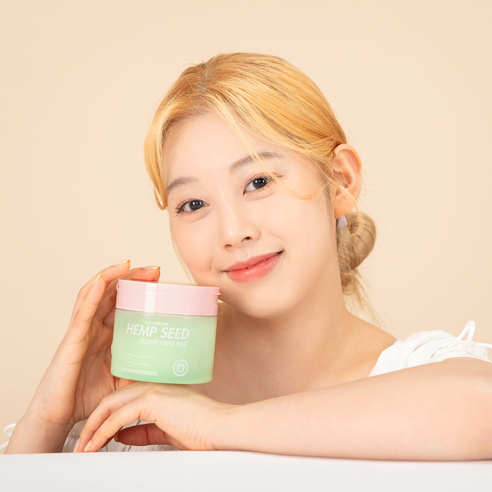 LALARECIPE- Hemp Seed Smoothing and Purifying Toner Pad 70pcs 