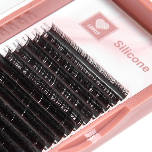 Extensions de cils Lovely Professional lashes Silicone NOIR boite taille mixte