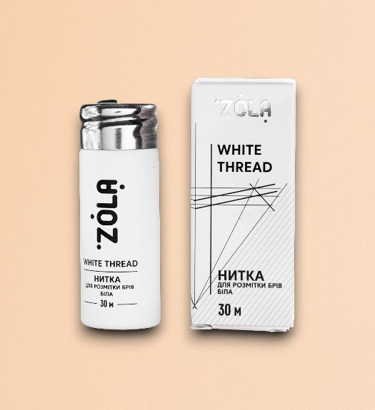 Fil de traçage BLANC pour géométrie/mapping des sourcils Zola Cosmetics