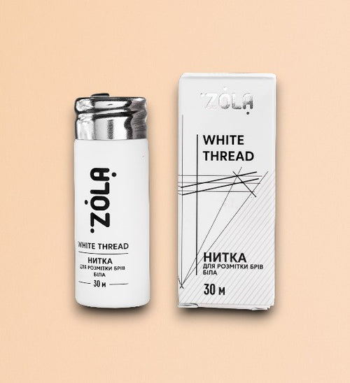 Fil de traçage BLANC pour géométrie/mapping des sourcils Zola Cosmetics