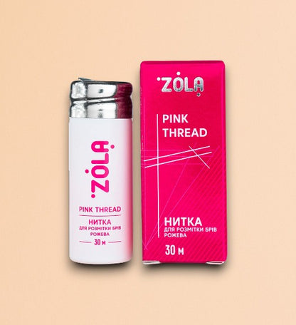 Fil de traçage couleur rose pour géométrie/mapping des sourcils Zola Cosmetics