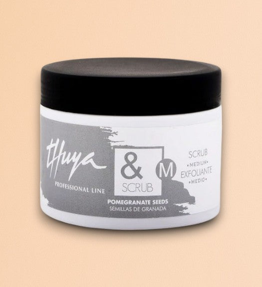 Medium Hand and Foot Scrub Pomegranate and Hyaluronic Acid 450 ml Thuya Professional Line