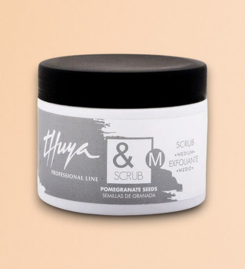 Medium Hand and Foot Scrub Pomegranate and Hyaluronic Acid 450 ml Thuya Professional Line