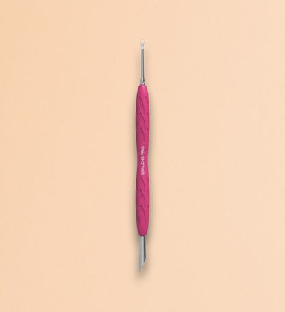UNIQ Staleks Cuticle Pusher with Silicone Handle PQ-11/2 