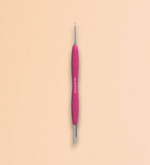 UNIQ Staleks Cuticle Pusher with Silicone Handle PQ-11/2 