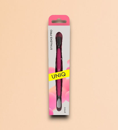 Staleks Cuticle Pusher with Silicone "Gummy" Handle UNIQ - PQ-10/1