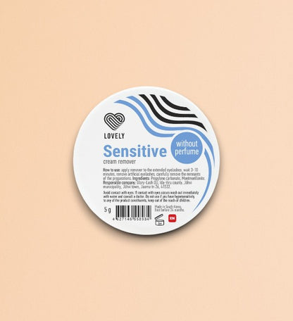 SENSITIVE Remover Cream for LOVELY LASHES eyelash extensions, 5g