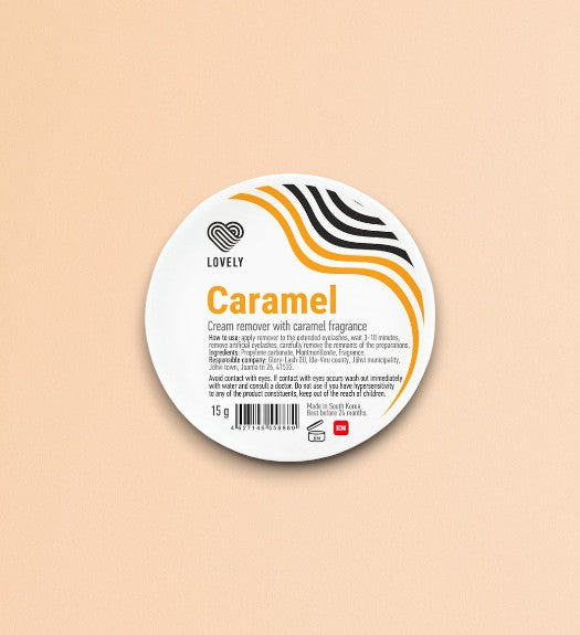 LOVELY LASHES Caramel Eyelash Extension Remover Cream, 15g