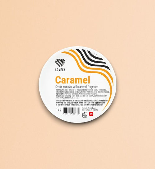 LOVELY LASHES Caramel Eyelash Extension Remover Cream, 15g