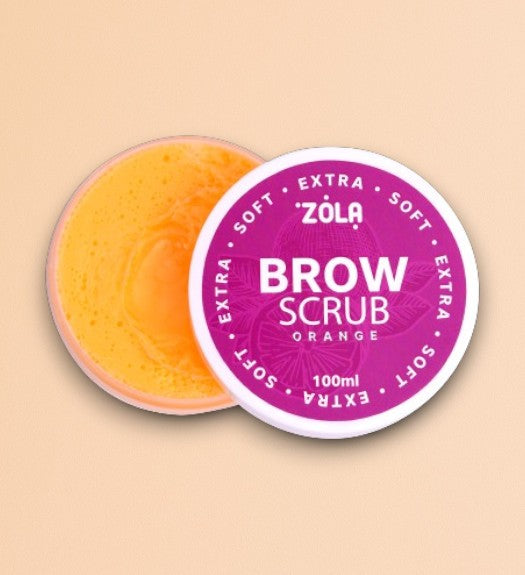 ZOLA Eyebrow Scrub, SOFT ORANGE, 100ml 