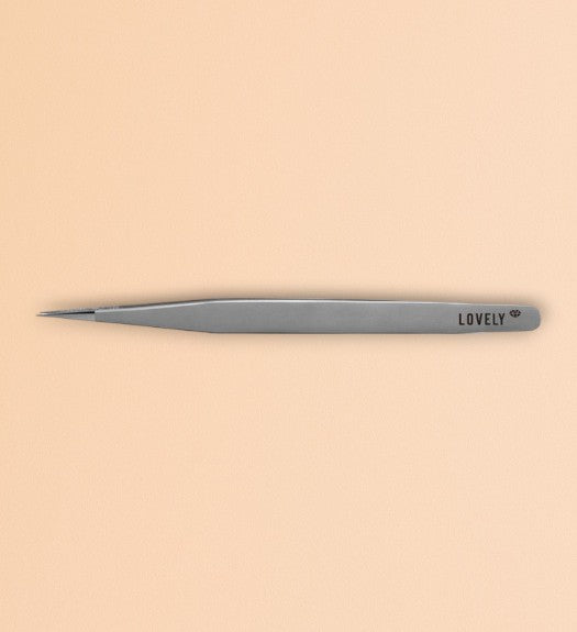 Lovely Diamond series eyelash extension tweezers, straight isolation tweezers