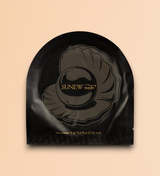 SunewMed + BLACK EYE PADS / PATCH YEUX POUR LA NUIT ESSENCE+ bave d'escargot et Centella asiatica 1 paire