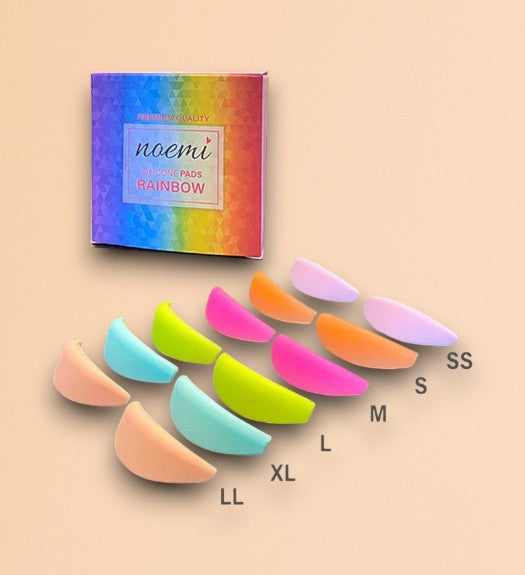 Noemi – Silicone Pads Rainbow (Boîte Mix 6 paires)