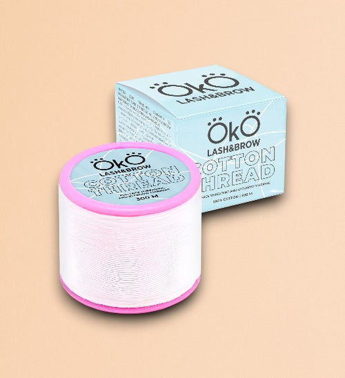 ÖKO Lash & Brow – Fil de Coton pour Épilation au Fil et Marquage des Sourcils (300 m)