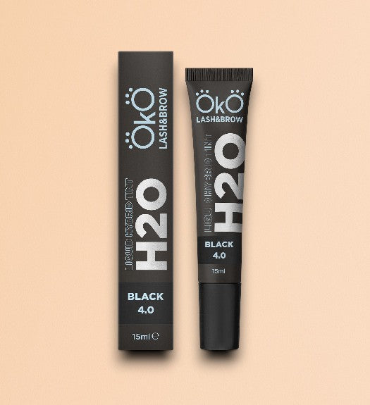 ÖKO Lash & Brow – Teinture Hybride Liquide H2O BLACK 5.1 (15 ml)