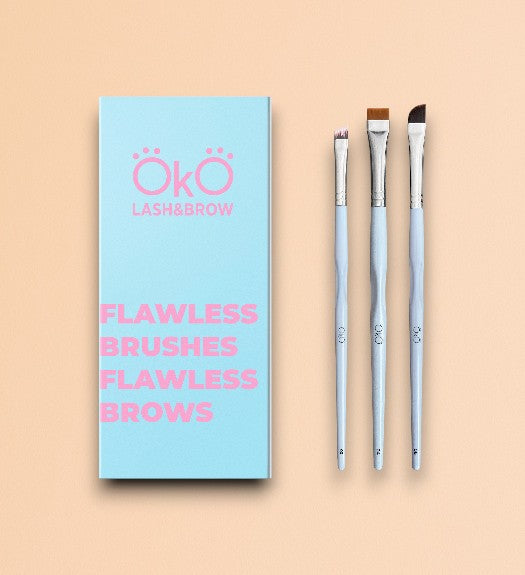 ÖKO Lash & Brow – Set de Pinceaux “Flawless Brushes Flawless Brows”
