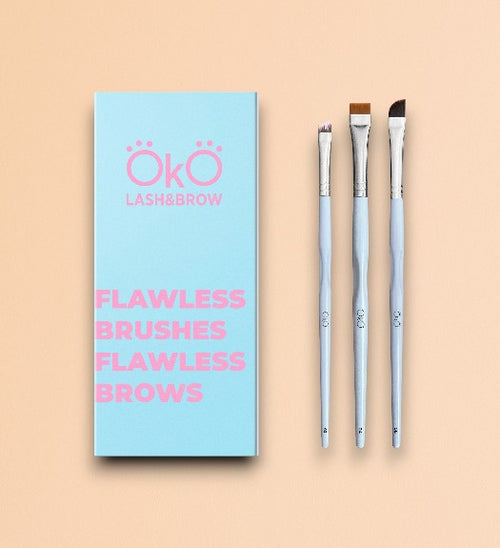 ÖKO Lash & Brow – Set de Pinceaux “Flawless Brushes Flawless Brows”