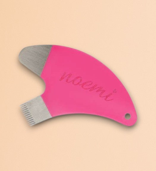 Stainless steel eyelash and eyebrow comb
