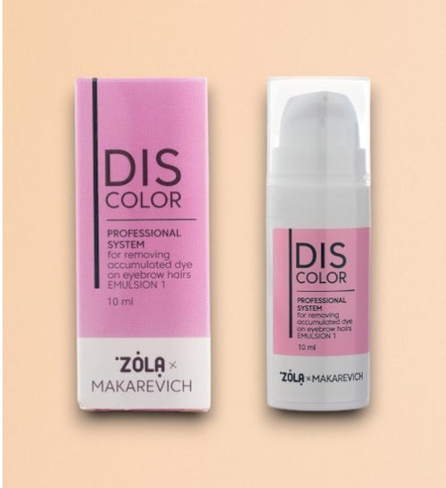 ZOLA x Makarevich DISCOLOR Emulsion 1 System for removing accumulated dye from eyebrow hairs