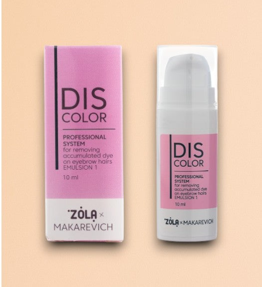 ZOLA x Makarevich DISCOLOR Emulsion 1 System for removing accumulated dye from eyebrow hairs