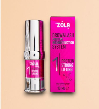 KIT BROWLIFT & LASHLIFT Zola Cosmetics nouvelle formule Protein reconstruction system 2 en 1