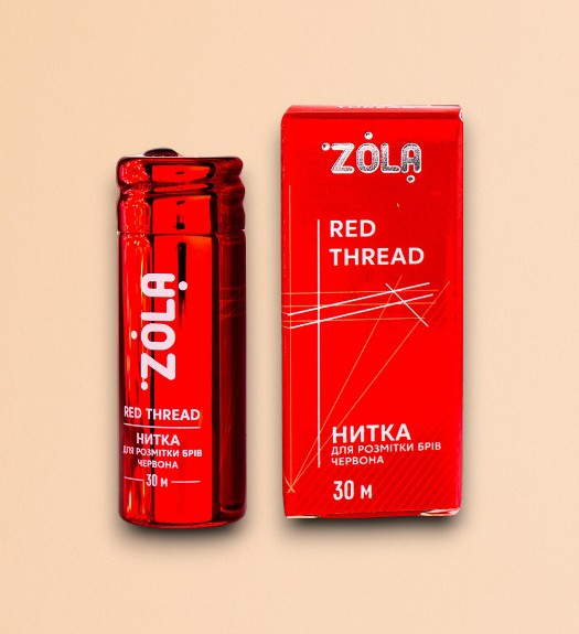 Zola Cosmetics Red Brow Mapping/Geometry Thread