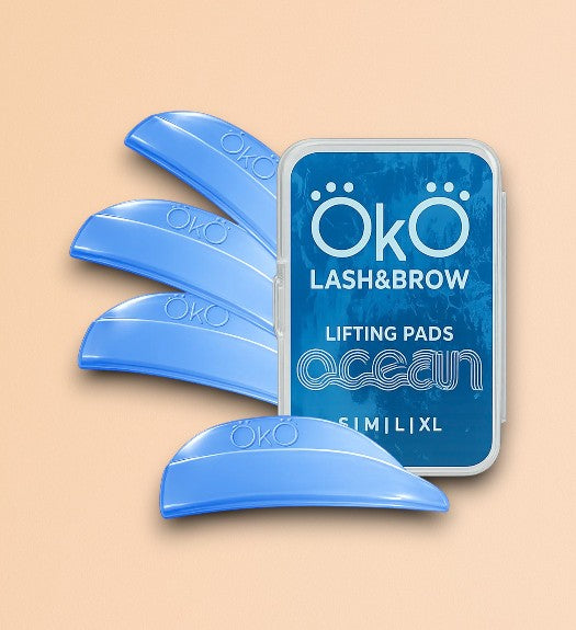 ÖKO Lash & Brow – Lash Lift Pads Ocean (Technique Lower Third)