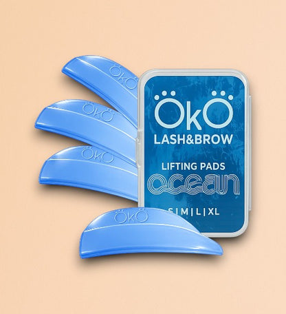 ÖKO Lash & Brow – Lash Lift Pads Ocean (Technique Lower Third)