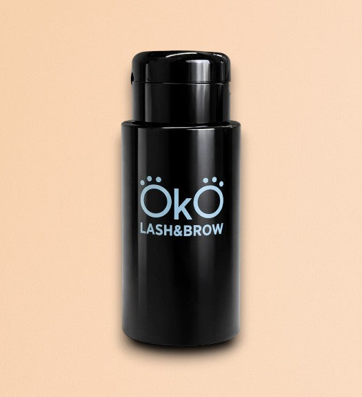 ÖKO Lash & Brow – Flacon Pompe Distributeur Noir (200 ml)