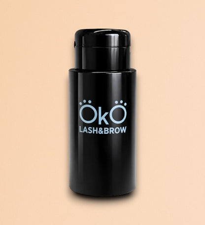 ÖKO Lash & Brow – Flacon Pompe Distributeur Noir (200 ml)