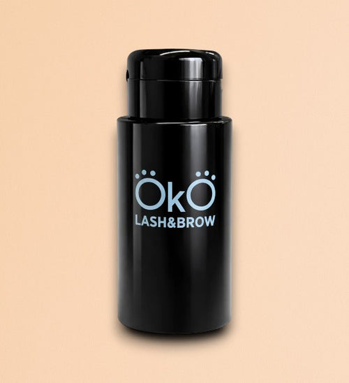 ÖKO Lash & Brow – Flacon Pompe Distributeur Noir (200 ml)