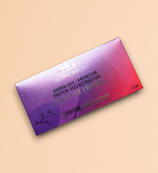 Набор ZOLA Color Lab в саше 03 Гиалуроновый зеленый эликсир (3 x 1 мл)