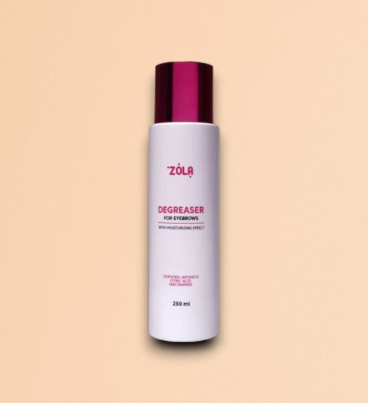 Обезжириватель для бровей ZOLA Cosmetics, 250 мл 