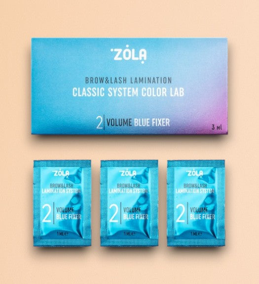 ZOLA Color Lab Set in Sachet 02 Volume Blue Fixer (3 x 1 ml)