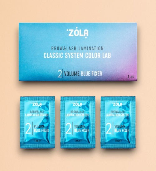 ZOLA Color Lab Set in Sachet 02 Volume Blue Fixer (3 x 1 ml)