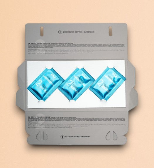 ZOLA Color Lab Set in Sachet 02 Volume Blue Fixer (3 x 1 ml)