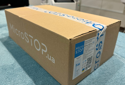 Carton de 20 Sachets de stérilisation MicroSTOP en papier kraft 100x200 mm,  de 100 enveloppes (avec indicateur classe 4)