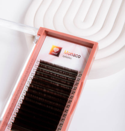 Накладные ресницы Lovely Professional Lashes "Силикон" - 16 линий, розовая коробка