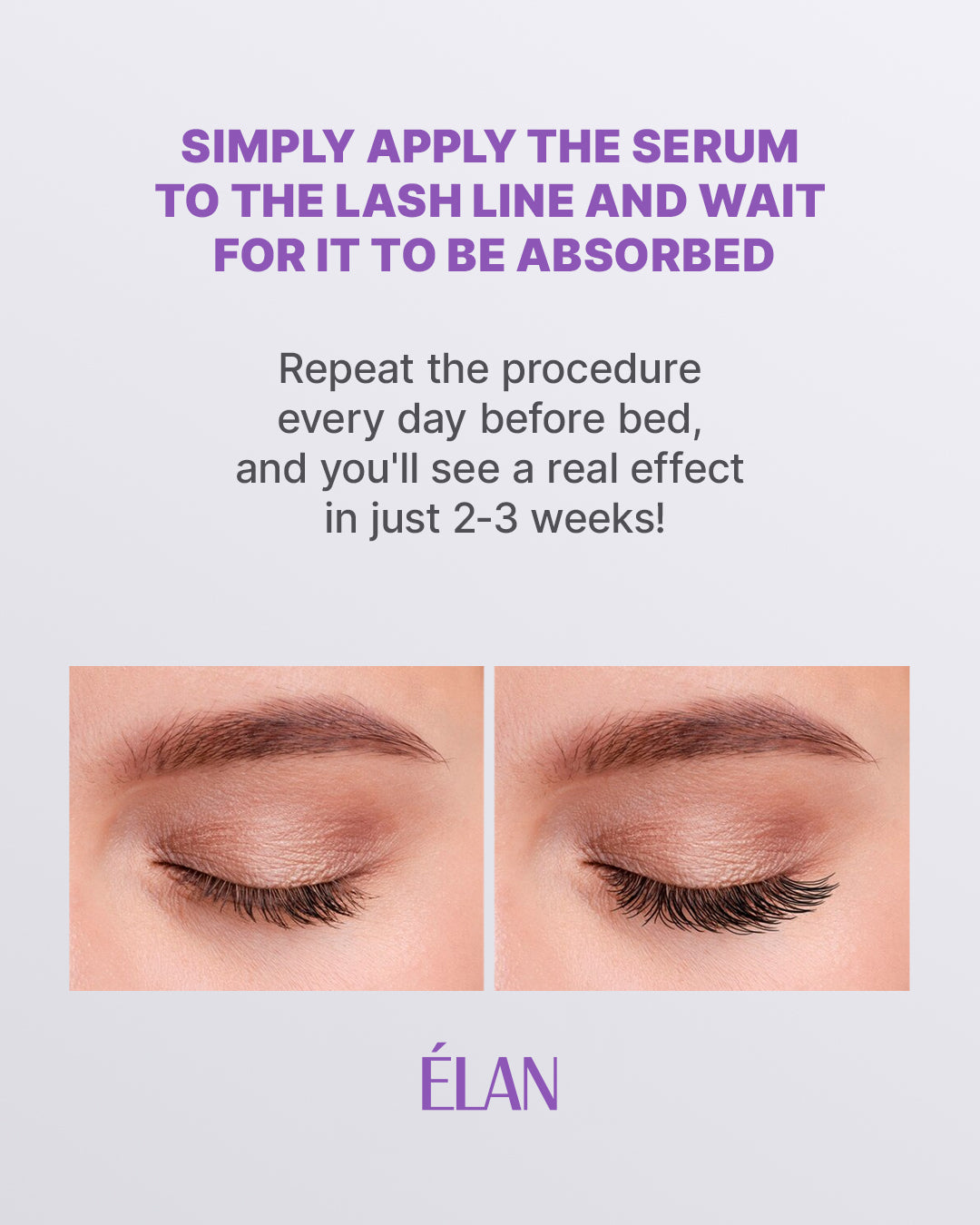 ÉLAN LashBOOST – Sérum Peptides pour la croissance et le renforcement des cils – 4,5 ml
