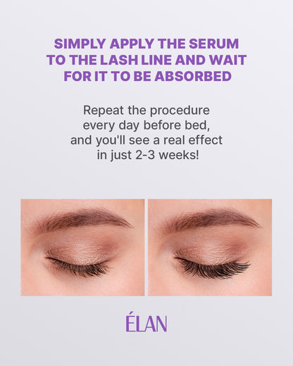 ÉLAN LashBOOST – Sérum Peptides pour la croissance et le renforcement des cils – 4,5 ml
