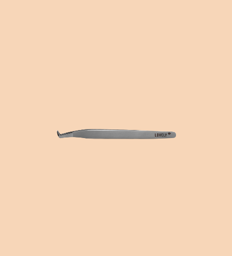 Lovely - Eyelash Extension Tweezers Lovely Diamond series, Mini Boot